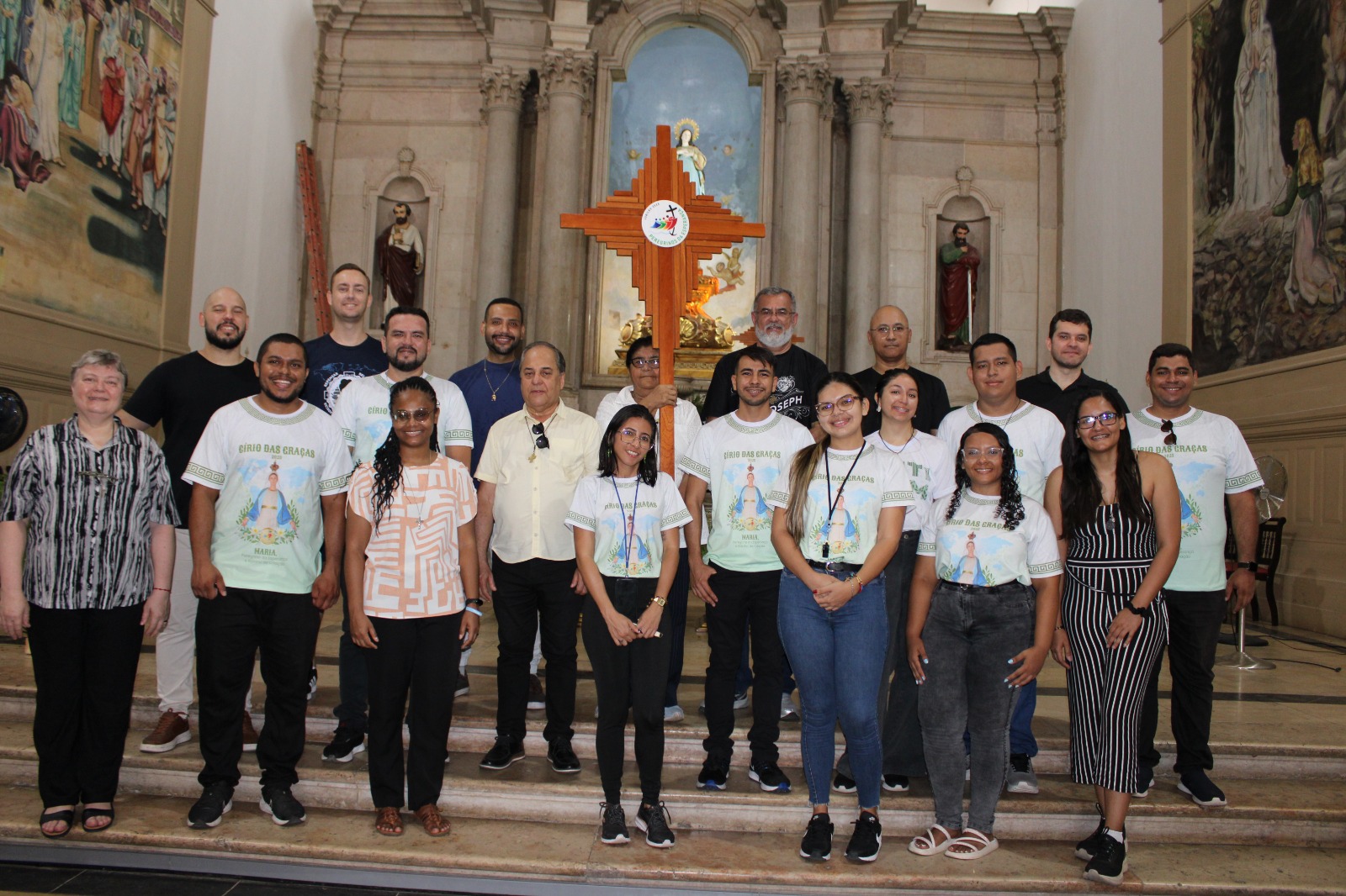 Comitê de Comunicação da RSB realiza peregrinação jubilar em Manaus