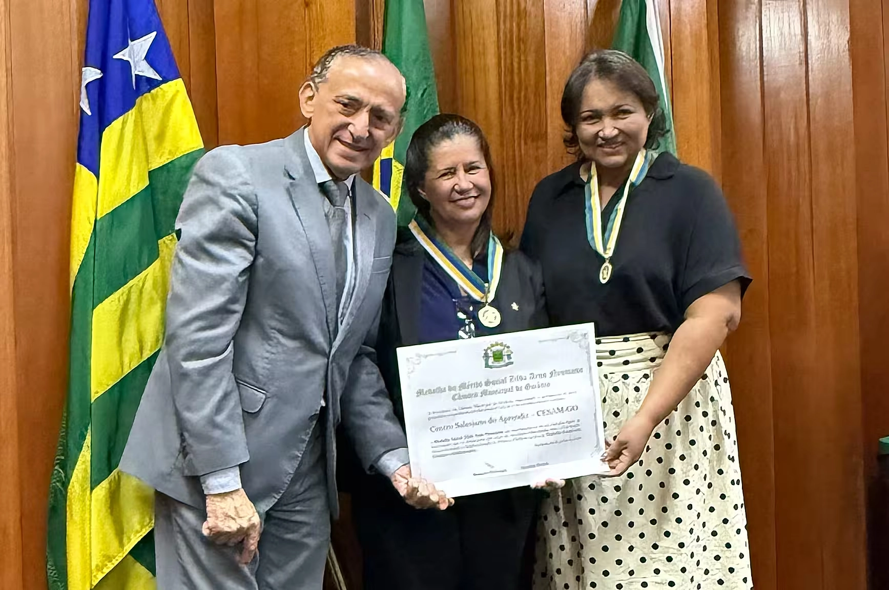 Comenda Social Zilda Arns reconhece atuação do CESAM Goiânia junto à juventude
