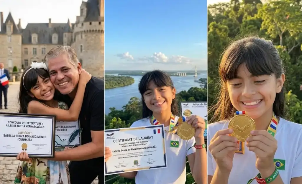 Jovem escritora de Manaus, do Salesianas Mazzarello, vence concurso de escrita na França e leva a voz da Amazônia ao cenário internacional